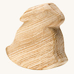 Ostheimer Natural Rocking Rabbit. A beautiful handmade, natural wood rabbit toy with a curved base to allow for rocking when pushed.