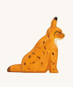 The beautiful hand crafted and hand painted Ostheimer Lynx for the side, showing more of the detail spot on its side 