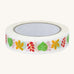 Babipur Autumn Leaves Eco Paper Tape, on a cream background
