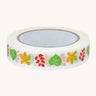 Babipur Autumn Leaves Eco Paper Tape, on a cream background