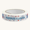 Babipur Nadolig Llawen eco paper tape on a cream background
