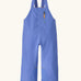 Patagonia water repellent baby snow overalls in diver blue with adjustable shoulder straps, zip pocket and elasticated leg cuffs
