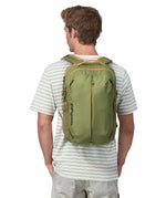 A person wearing a Patagonia Refugio Day Pack 26L