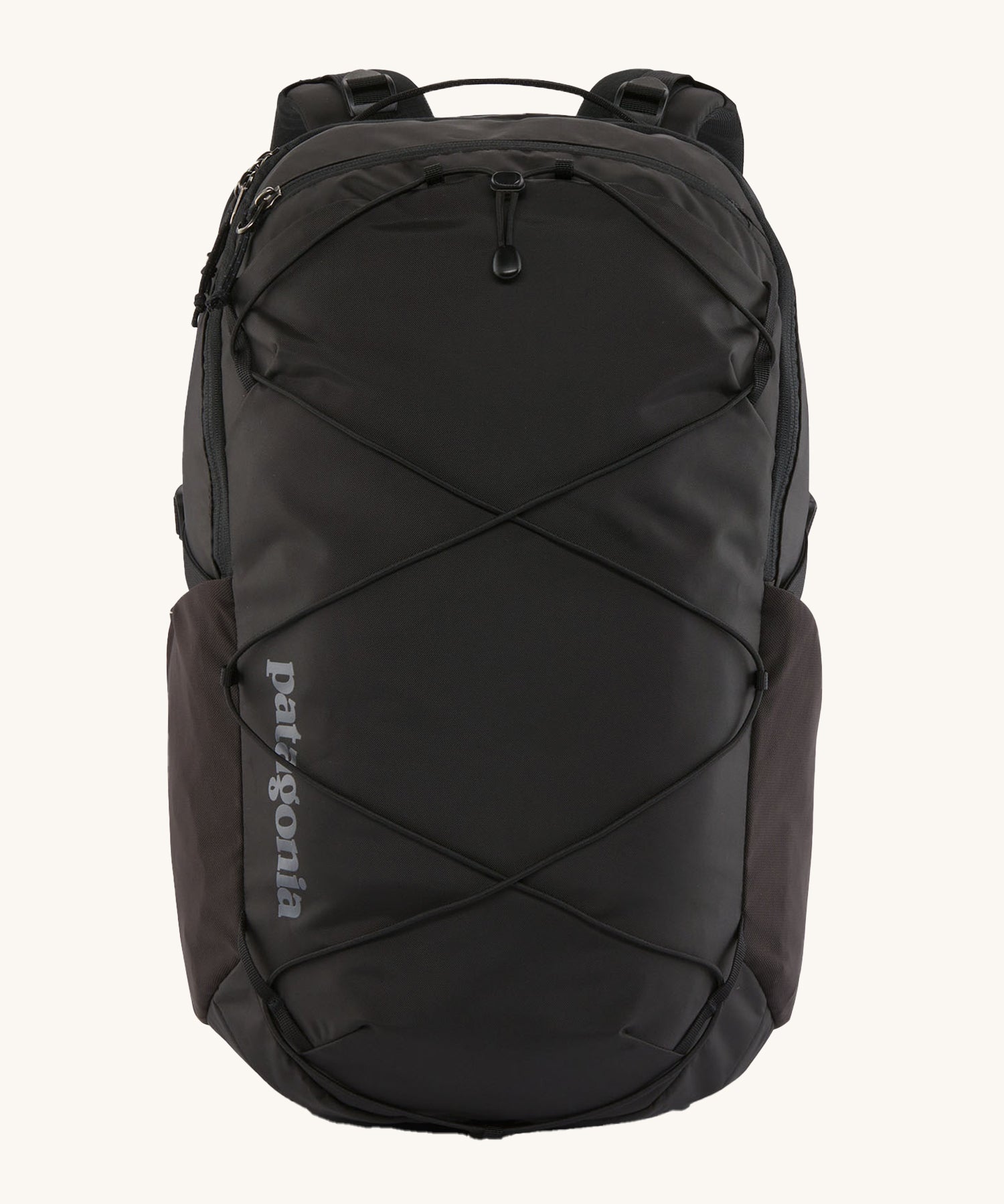 The front of the Patagonia Refugio Day Pack 30L Black