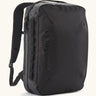 Patagonia 22 litre black hole weather resistant micro travel backpack in black. Features padded shoulder pads, zipper fasteners and extra loops for attaching items