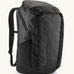 Patagonia 100% recycled polyester black hole 32 litre backpack in all black. Features padded shoulder straps, top compartment and mesh side pockets