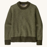 Patagonia Women's Recycled Wool-Blend Crewneck Sweater - Needle Green