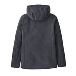 Patagonia kids R1 air full zip hoody in smolder blue available at Babipur showing the back and hood detail