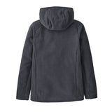 Patagonia kids R1 air full zip hoody in smolder blue available at Babipur showing the back and hood detail