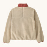 Patagonia Kids Retro-X Jacket - Natural / Potters Red