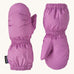 Patagonia little kids puff mitts in brisk purple available at Babipur. 100% recycled polyester mittens in bright purple with elasticated cuffs for a snug fit. 