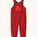Patagonia little kids synchilla fleece dungarees in amarita red available at Babipur. A 100% recycled polyester soft fleece dungarees in red with a small front pocket. Features popper fasteners and elasticated leg cuffs