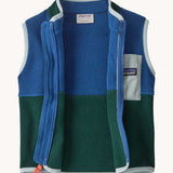 Patagonia Little Kids Synchilla® Vest - Clement Blue