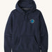 Patagonia Unity Fitz Uprisal Hoody - New Navy. A Navy hoodie with the Patagonia Unity Fitz logo on the chest.
