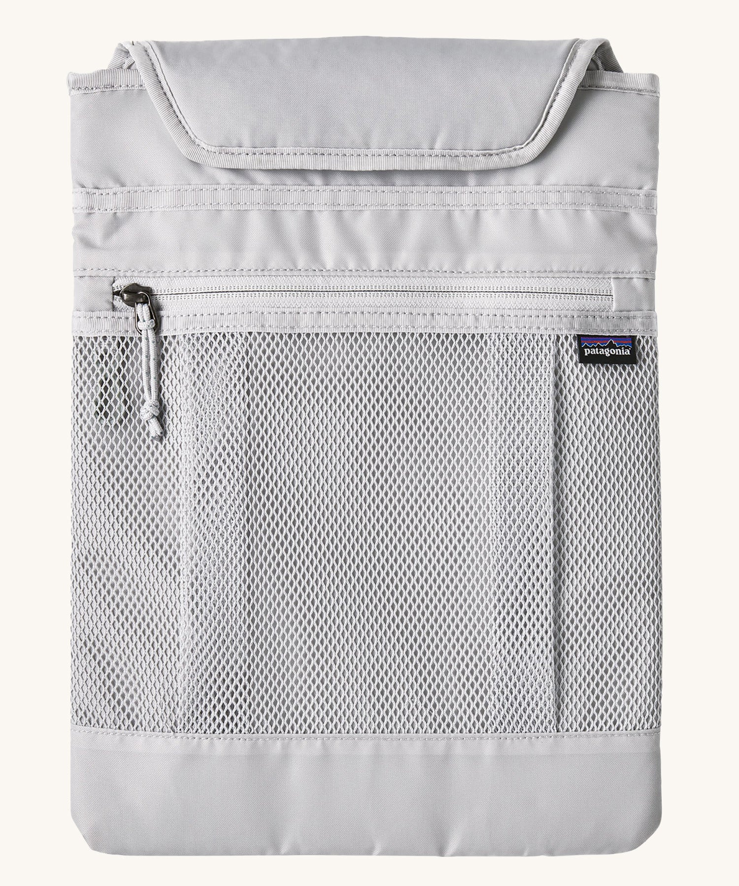 The pocket sleeve inside the Patagonia Atom Tote Pack 20L