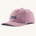 Patagonia recycled fast drying 100% nylon terrebonne cap in light purple. Shows a small brand patch on the front