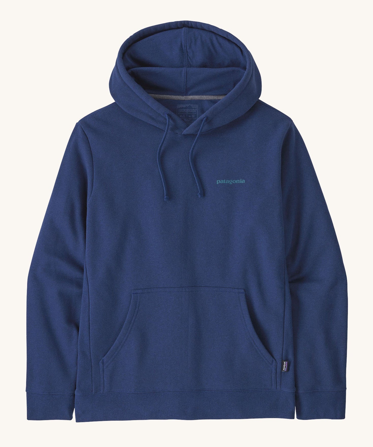 Patagonia men's Boardshort Logo Uprisal Hoody in clement blue available at Babipur.