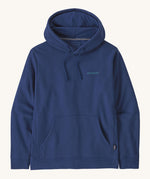 Patagonia men's Boardshort Logo Uprisal Hoody in clement blue available at Babipur.