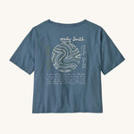 Patagonia Women's CTA Easy Cut Organic T-Shirt - Utility Blue