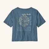 Patagonia Women's CTA Easy Cut Organic T-Shirt - Utility Blue