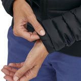 A closer look at the wrist cuffs on the Patagonia Women's Down Sweater Hoody