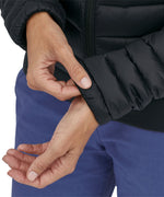 A closer look at the wrist cuffs on the Patagonia Women's Down Sweater Hoody