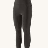 Patagonia women's activewear tights in black with side pockets