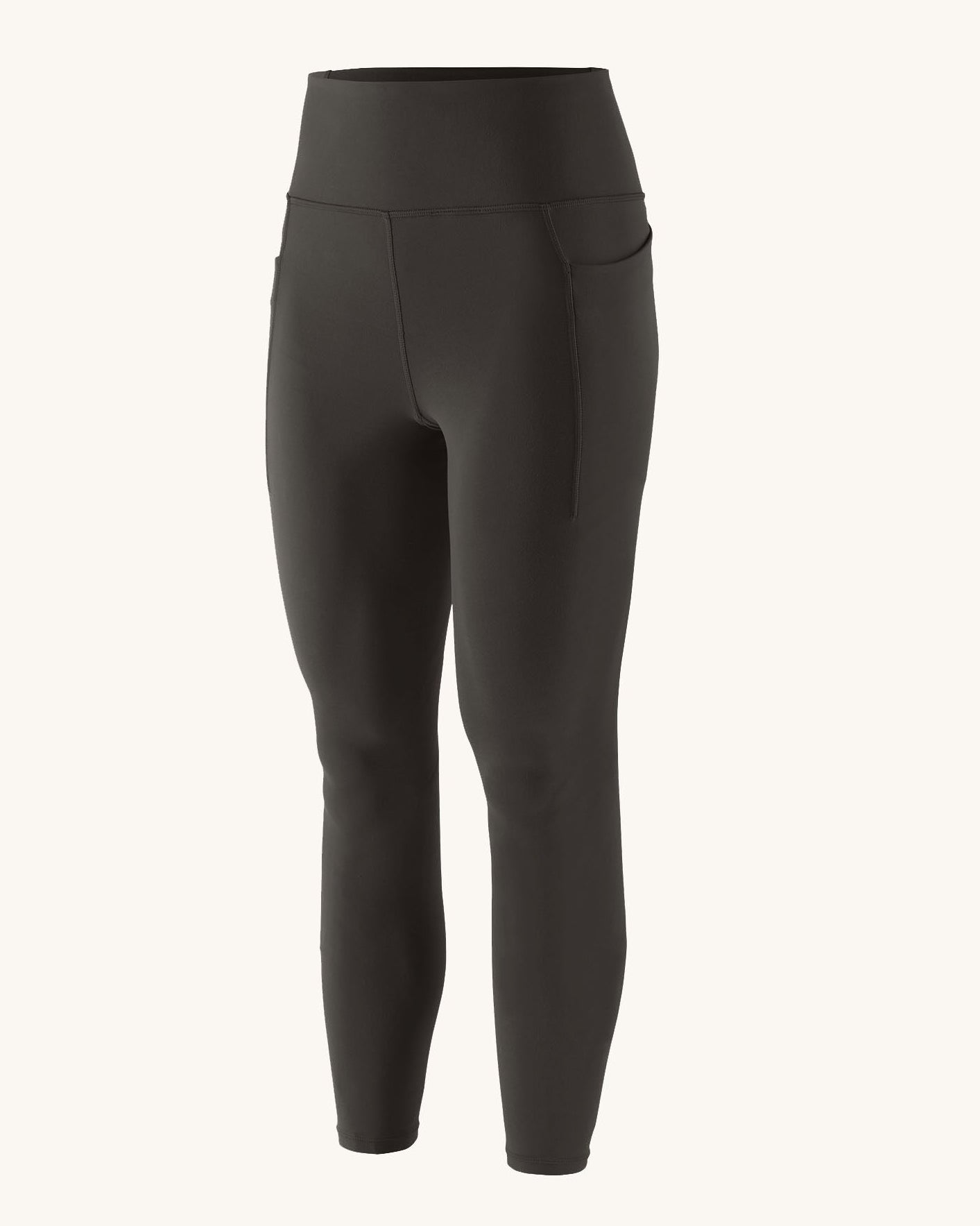 Patagonia women's activewear tights in black with side pockets