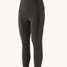 Patagonia women's activewear tights in black with side pockets