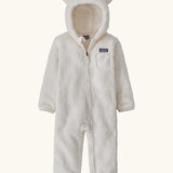 patagonia kids white onsie with white ears and tail