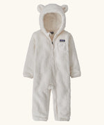 patagonia kids white onsie with white ears and tail