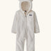 patagonia kids white onsie with white ears and tail