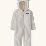 patagonia kids white onsie with white ears and tail