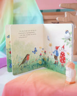 Pippa and Pelle Birthday Gifts children's board book by Daniela Drescher opened.