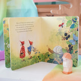 Pippa and Pelle Cosy Home children's board book by Daniela Drescher opened.