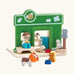 PlanToys pet shop play set, includes different animal and shop keeper figures and other accessories 