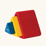 PlanToys nesting triangle wooden toy. 