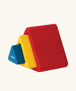 PlanToys nesting triangle wooden toy. 