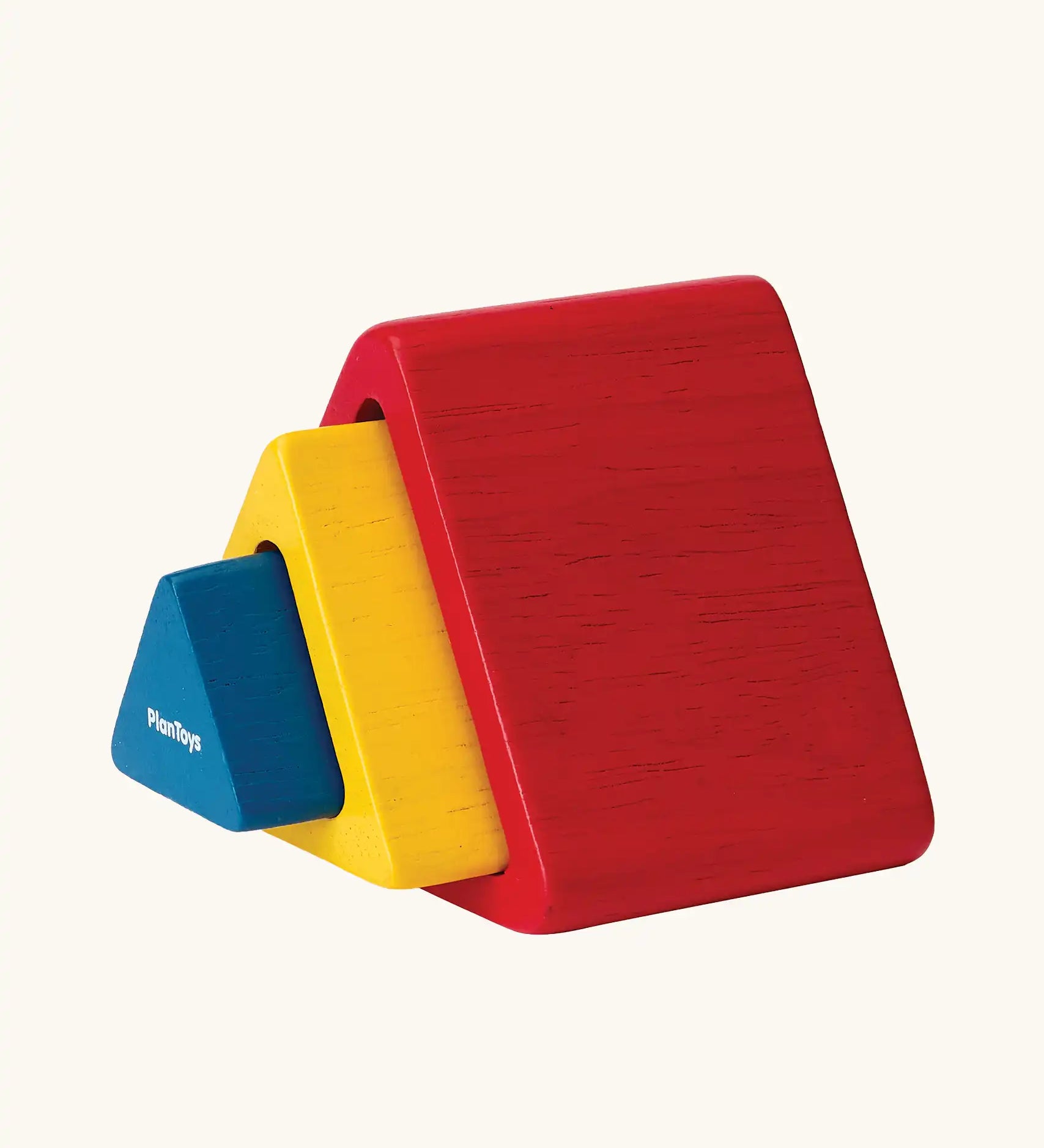 PlanToys nesting triangle wooden toy. 