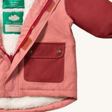 LGR Plum Colour Block Waterproof Winter Coat