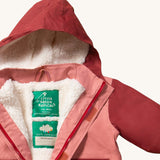 LGR Plum Colour Block Waterproof Winter Coat