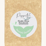 Poppets Reusable Baby Wipes Solution Sample Pack Secret Garden