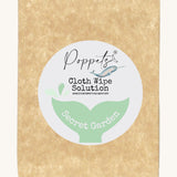 Poppets Reusable Baby Wipes Solution Sample Pack Secret Garden