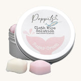 Poppets Reusable Baby Wipe Solution - 20 Pack Tin Sugar Crush