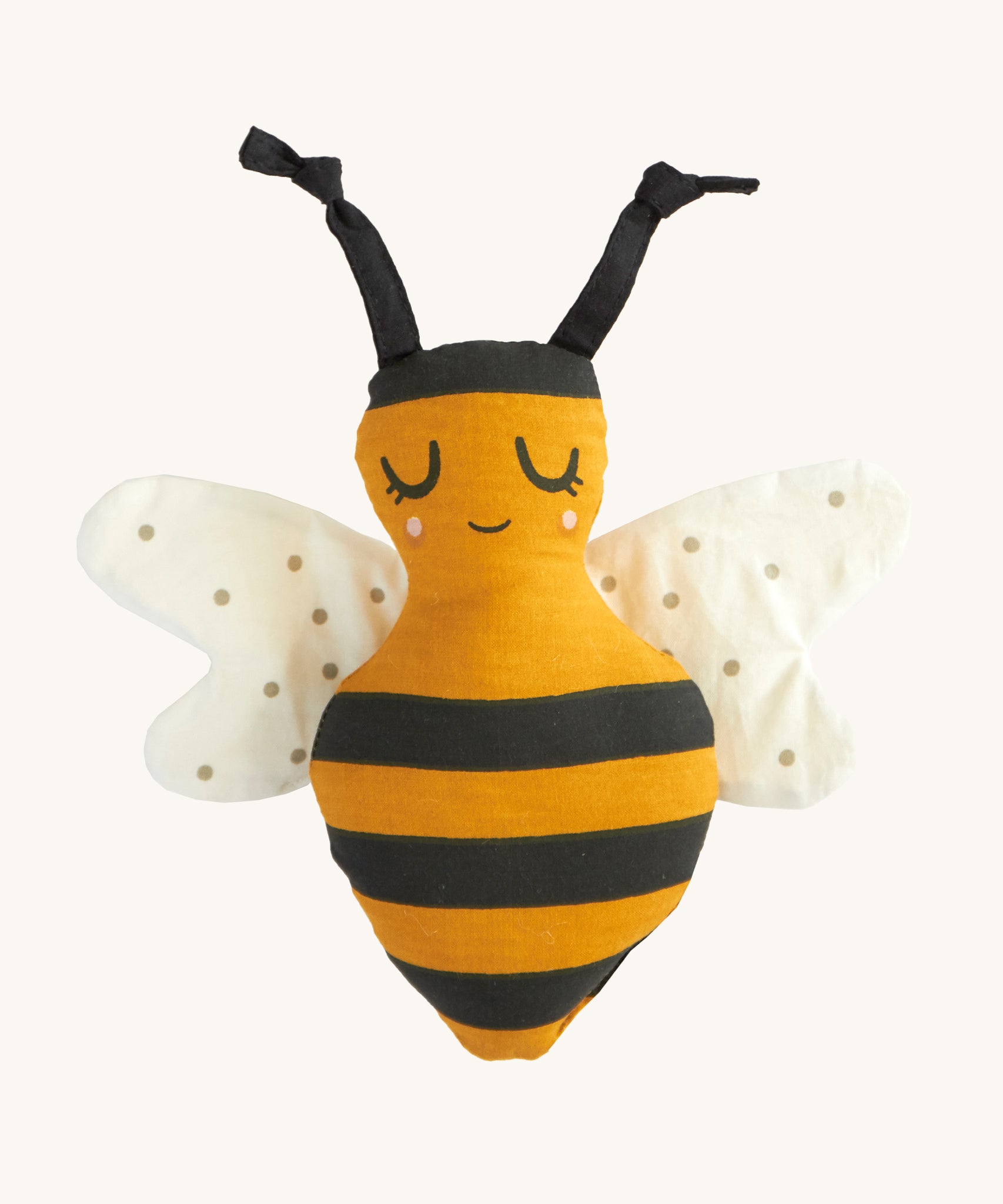 Roommate Organic Cotton Bee Rattle – Babipur