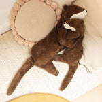 Senger Large Cuddly Otter cuddled up with the Senger small cuddly otter
