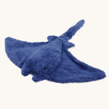 Senger Petite Raie Manta en Peluche - Bleu