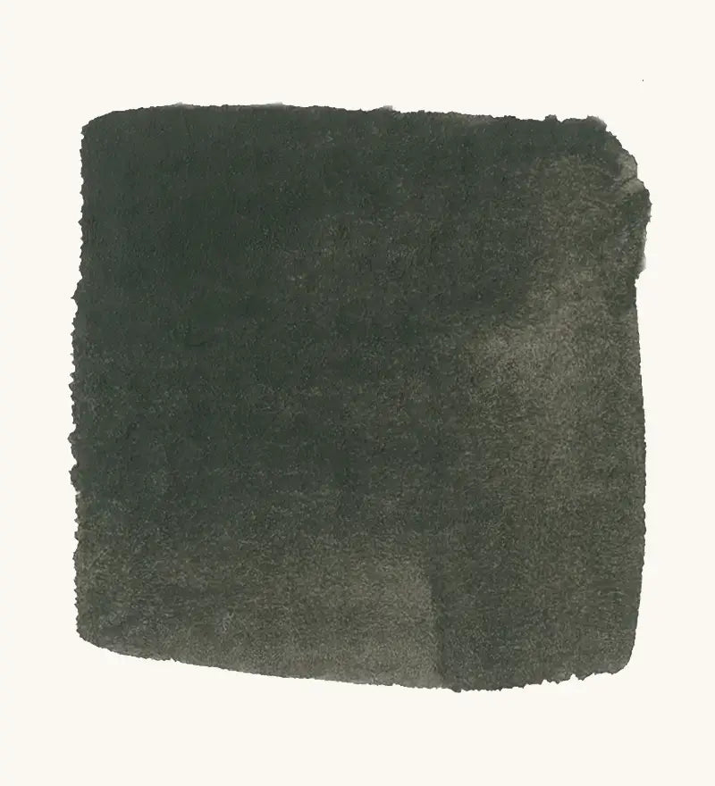 Brushstroke using Stockmar black opaque watercolour paint