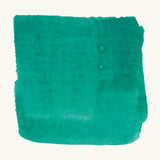 Brushstroke using Stockmar blue green opaque watercolour paint