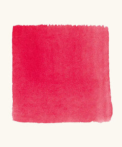 Brushstroke using Stockmar carmine red opaque watercolour paint